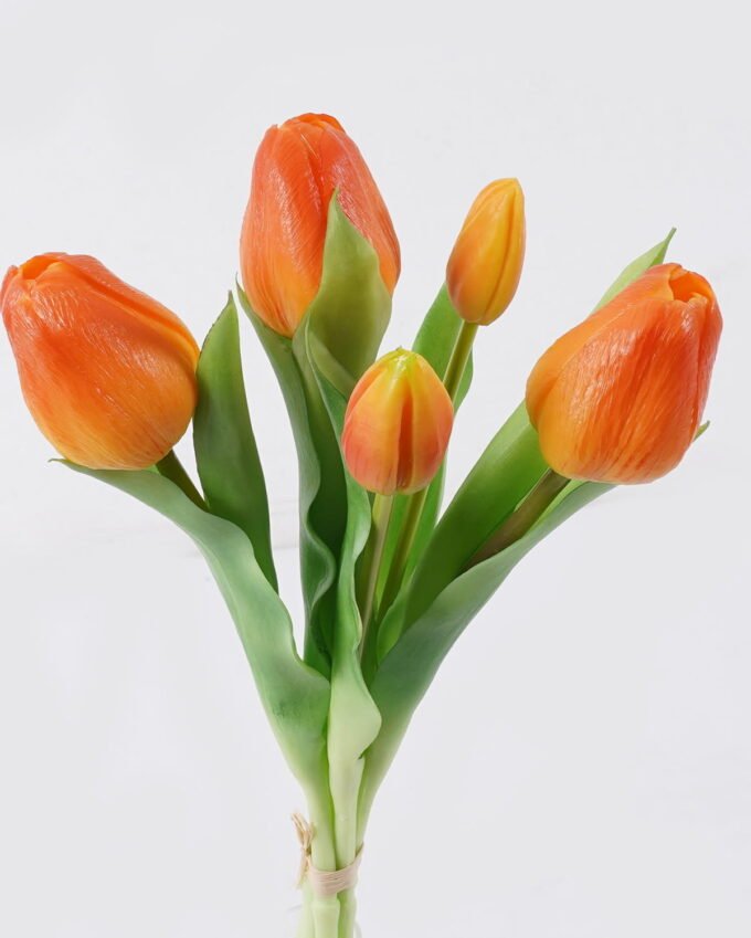 Artificial Flower Tulip 5 bundle GS-24526004-O1_1 Artificial Flower 16*5*31cm Tulip *5 bundle GS-24526004-O1 2026Oct 3,000+ sqm showroom with thousands of artificial flowers, plants & trees ready for global sourcing.
