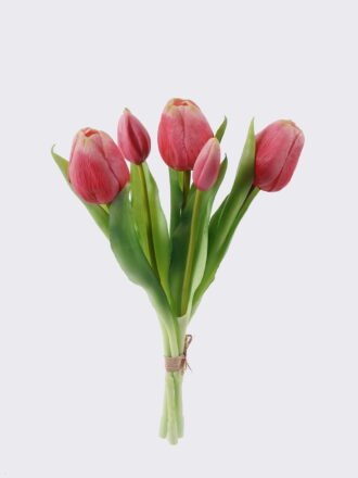 Artificial Flower 16*5*31cm Tulip *5 bundle GS-24526004-O1 2026Oct 3,000+ sqm showroom with thousands of artificial flowers, plants & trees ready for global sourcing.