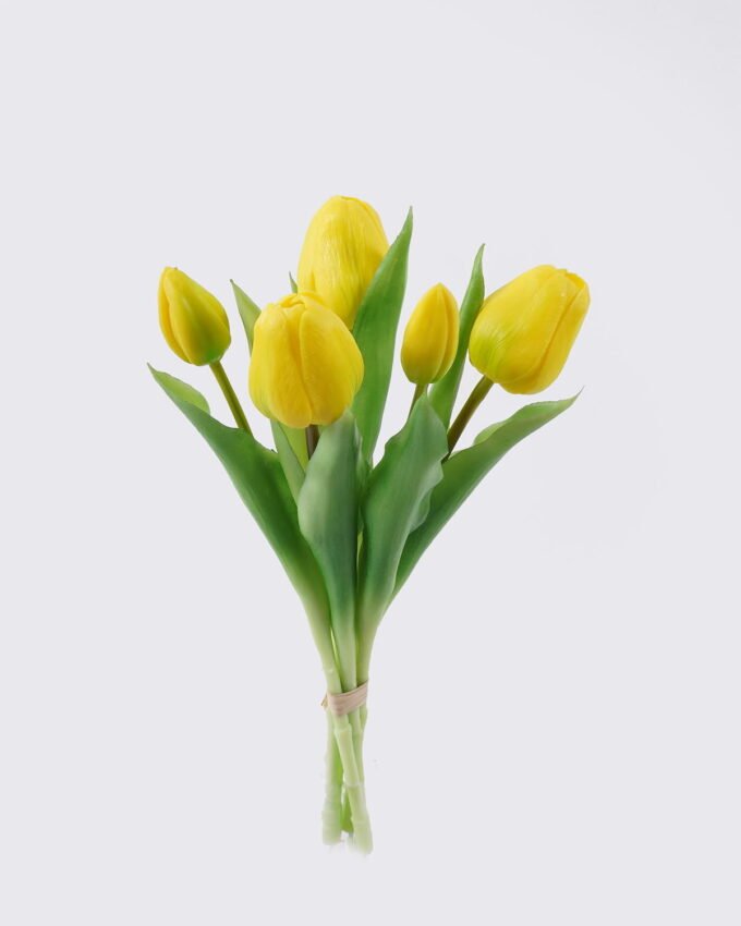 Artificial Flower Tulip 5 bundle GS-24526004_7 Artificial Flower 16*5*31cm Tulip *5 bundle GS-24526004 2026Oct 3,000+ sqm showroom with thousands of artificial flowers, plants & trees ready for global sourcing.