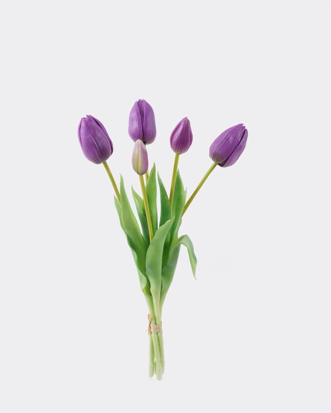 Artificial Flower Tulip 5 bundle GS-24526008_3 Artificial Flower 13*3*39cm Tulip *5 bundle GS-24526008 2026Oct 3,000+ sqm showroom with thousands of artificial flowers, plants & trees ready for global sourcing.