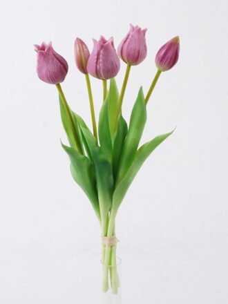 Artificial Flower 18*18*46cm Tulip *5 bundle GS-24523012-Y2 2026Oct 3,000+ sqm showroom with thousands of artificial flowers, plants & trees ready for global sourcing.