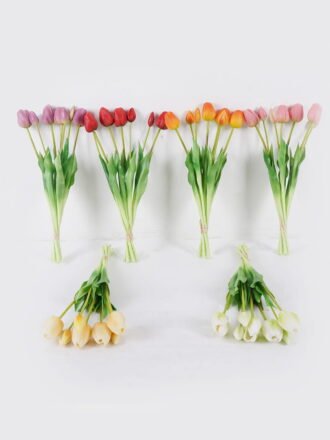 Artificial Flower 14*5*46cm Tulip *7 bundle GS-24526003-O1 2026Oct 3,000+ sqm showroom with thousands of artificial flowers, plants & trees ready for global sourcing.