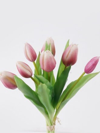Artificial Flower 13*6*31cm Tulip *7 bundle GS-24526009 2026Oct 3,000+ sqm showroom with thousands of artificial flowers, plants & trees ready for global sourcing.