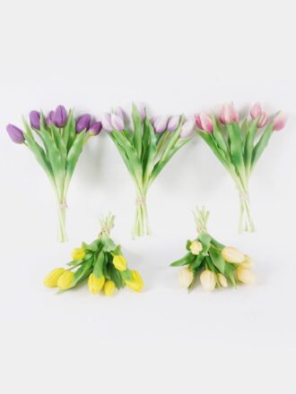 Artificial Flower 13*3*39cm Tulip *5 bundle GS-24526008 2026Oct 3,000+ sqm showroom with thousands of artificial flowers, plants & trees ready for global sourcing.