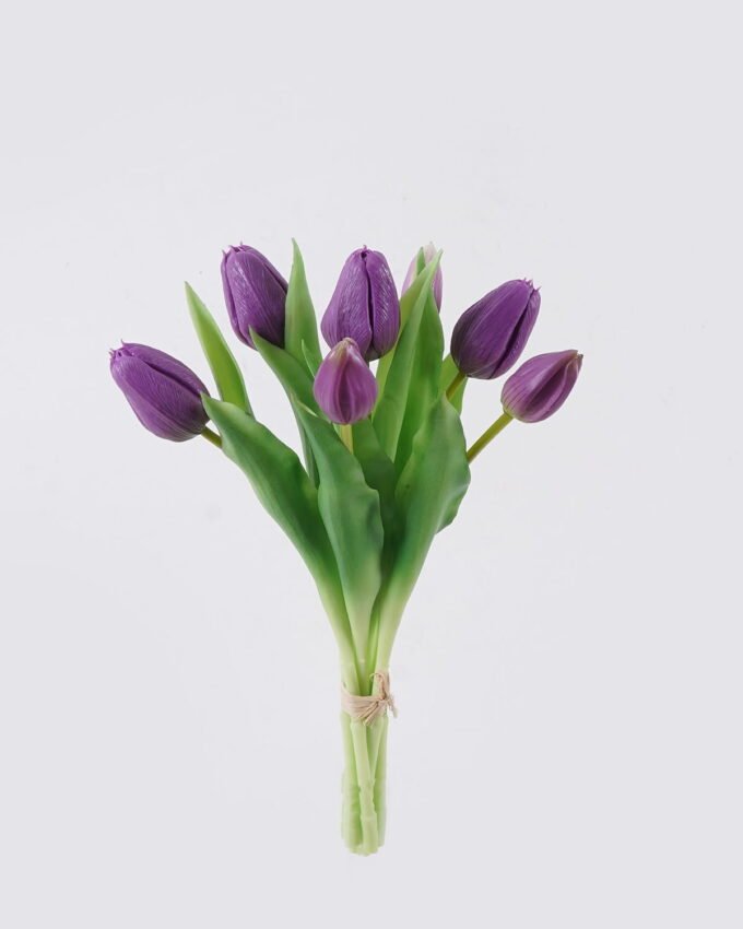 Artificial Flower Tulip 7 bundle GS-24526009_4 Artificial Flower 13*6*31cm Tulip *7 bundle GS-24526009 2026Oct 3,000+ sqm showroom with thousands of artificial flowers, plants & trees ready for global sourcing.