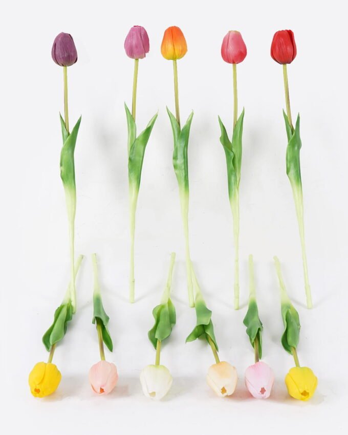 Artificial Flower 8*3*46cm Tulip single stem GS-24526002 2026Oct 3,000+ sqm showroom with thousands of artificial flowers, plants & trees ready for global sourcing.