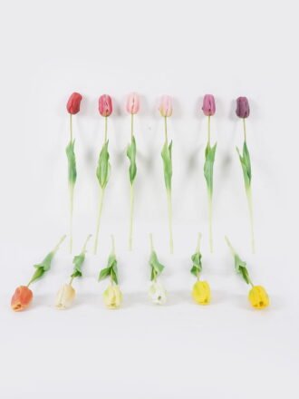 Artificial Flower 3*2*48cm Tulip single stem GS-24526011-R2 2026Oct 3,000+ sqm showroom with thousands of artificial flowers, plants & trees ready for global sourcing.