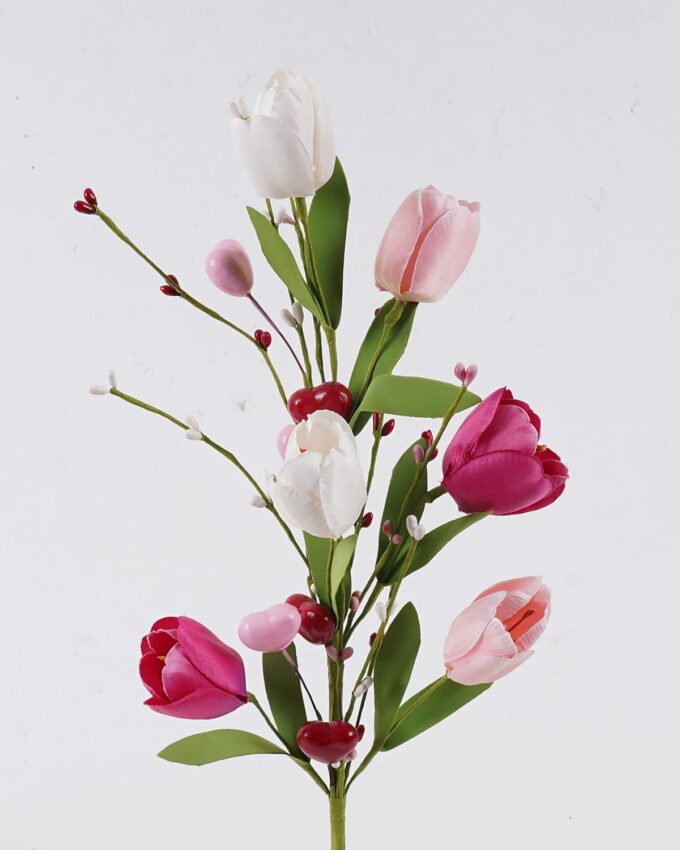 Artificial Flower Tulip single stem GS-75626015-R1_4 Artificial Flower 8*5*47cm Tulip single stem GS-24526005 2026Oct 3,000+ sqm showroom with thousands of artificial flowers, plants & trees ready for global sourcing.