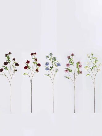 Artificial Flower 31*31*113cm  scabiosa Flower single stem GS-39126028R-P12-R4 2026Oct 3,000+ sqm showroom with thousands of artificial flowers, plants & trees ready for global sourcing.