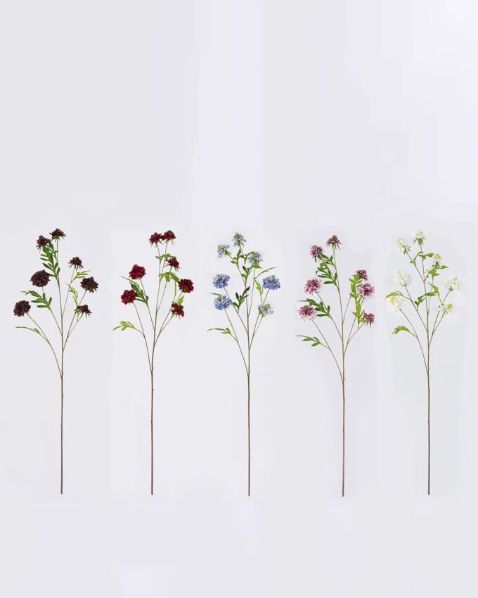 Artificial Flower 31*31*113cm  scabiosa Flower single stem GS-39126028R 2026Oct 3,000+ sqm showroom with thousands of artificial flowers, plants & trees ready for global sourcing.