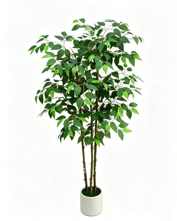 Artificial Tree 17.5*17*150cm Ficus tree in PP pot GS-10626005 2026SEP 3,000+ sqm showroom with thousands of artificial flowers, plants & trees ready for global sourcing.