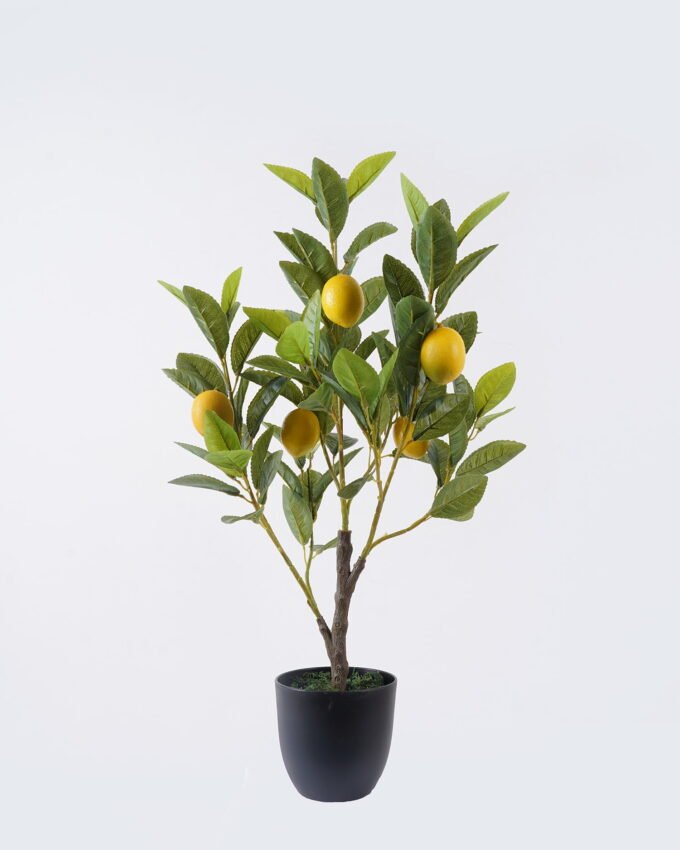 Artificial Tree 30*23*60cm LEMON tree *5 in PP pot/86 lvs GS-30426070 2026Oct 3,000+ sqm showroom with thousands of artificial flowers, plants & trees ready for global sourcing.