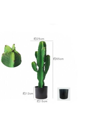Artificial succulent 32*102cm Cactus in PP pot GS-58426013 2026Oct 3,000+ sqm showroom with thousands of artificial flowers, plants & trees ready for global sourcing.
