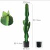Artificial succulent 29*118cm Cactus in PP pot GS-58426014 2026Oct 3,000+ sqm showroom with thousands of artificial flowers, plants & trees ready for global sourcing.