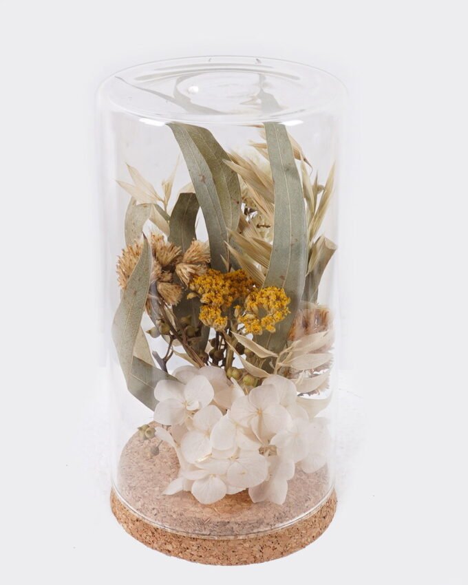 Dried Flowers 8*8*16.5cm  Natural dried plants in glass bottle GS-56626106 2026Oct 3,000+ sqm showroom with thousands of artificial flowers, plants & trees ready for global sourcing.